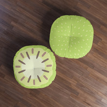 Kiwi Tufted Floor Pillow, Round