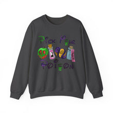 Disney Poison Unisex Heavy Blend Crewneck Sweatshirt